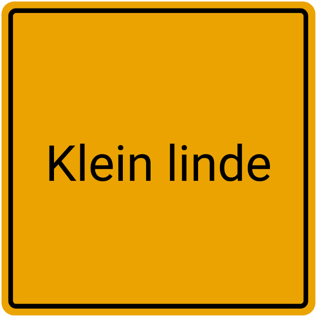 Meldebestätigung Klein Linde